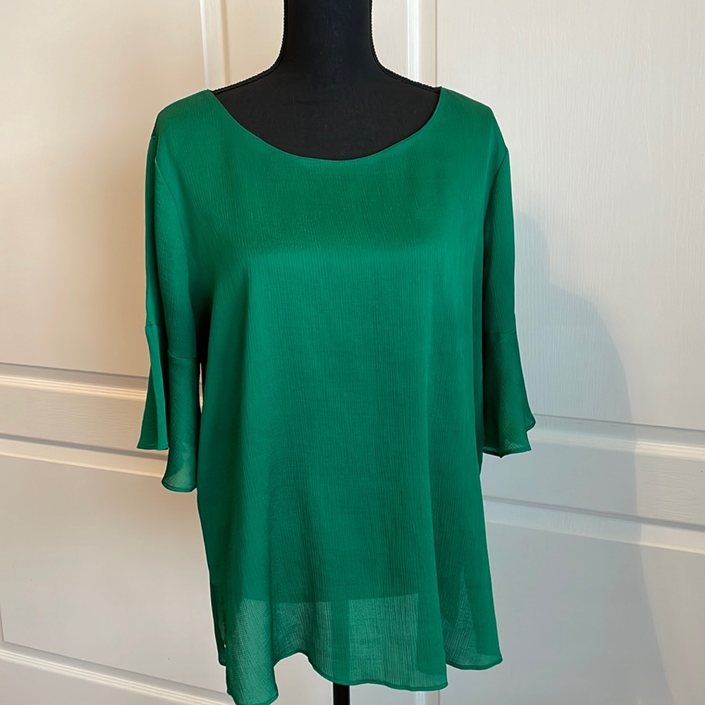 Emerald Green Ann Taylor Blouse